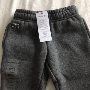 NWT Toddler LACOSTE sport pants